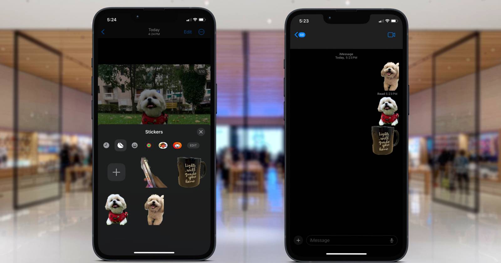 Стикеры iOS 17: создание и использование