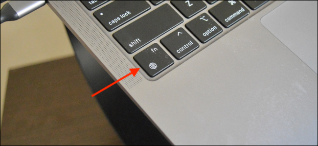 Клавиша Globe и клавиша Fn на MacBook Air