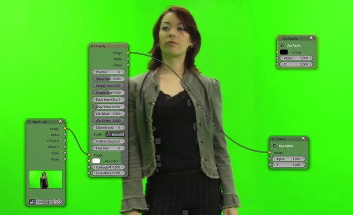 Соединение узлов Input -> Keying -> Viewer