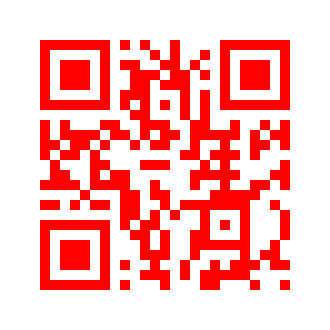 QR‑код с красной заливкой