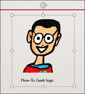 Сгруппированное изображение и подпись