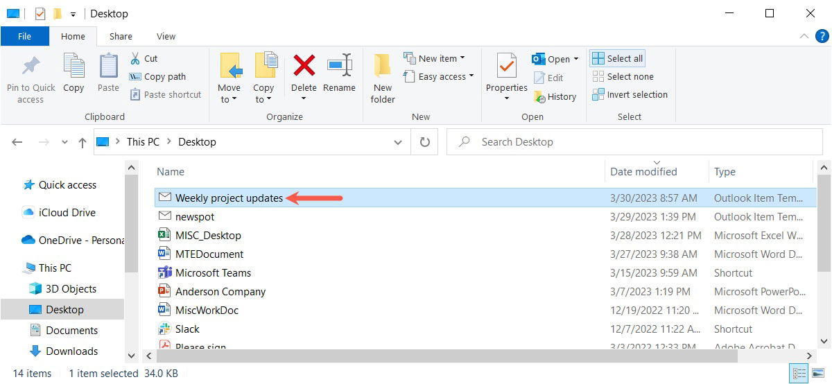 Шаблон в Проводнике Windows