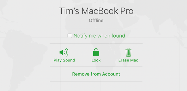 Удаление Mac из аккаунта Apple через iCloud.com