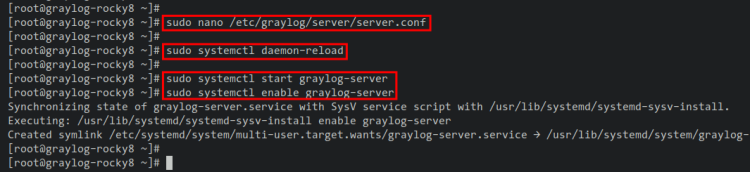 Graylog запущен
