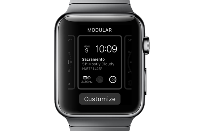 Выбор цвета для отображения времени и компликаций