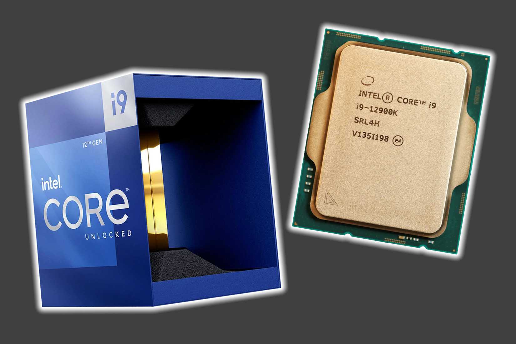 Упаковка Intel Core i9 с процессором 12900K