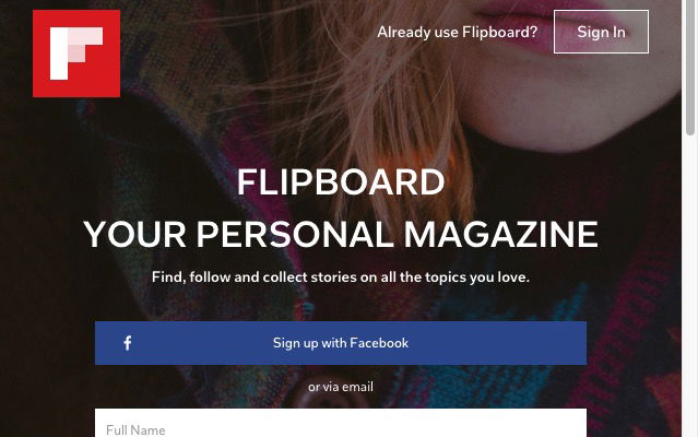 Flipboard как отдельное приложение