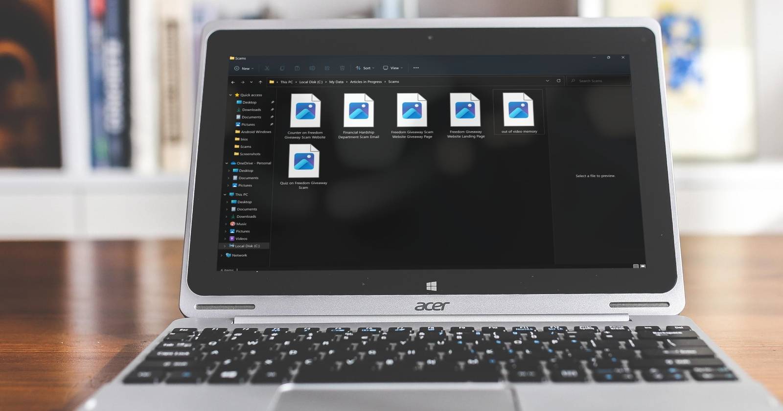 Изменить размер миниатюр в Windows