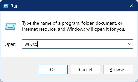 Запуск Windows Terminal через команду wt.exe