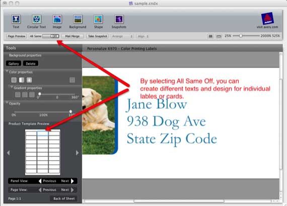Редактирование отдельных ячеек шаблона в DesignPro