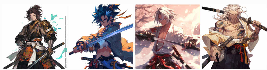 Мужские и женские аниме-воины, попытка Niji V6