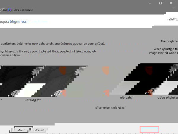 Образец для настройки яркости