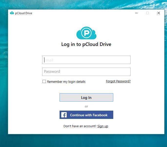 pcloud login