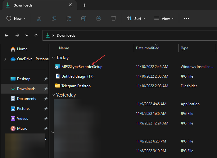 Проводник Windows — папка Загрузки