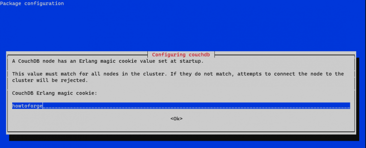 Запрос Erlang cookie для CouchDB