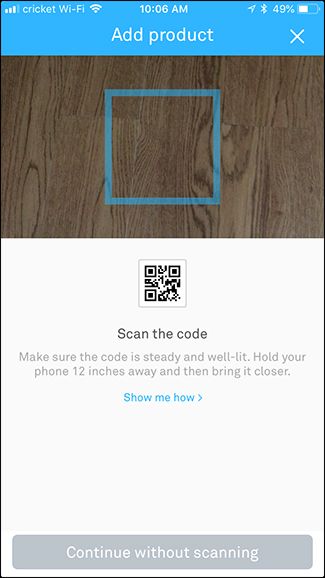 Задняя панель с кодом устройства