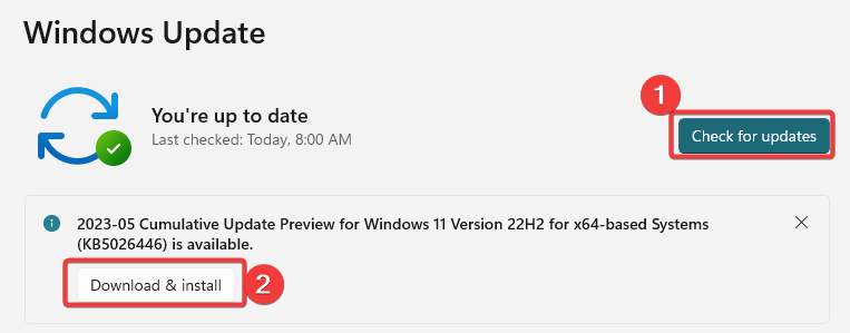 Проверка обновлений в Windows