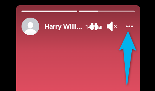 Три точки для управления сохранённым элементом истории на веб‑версии.