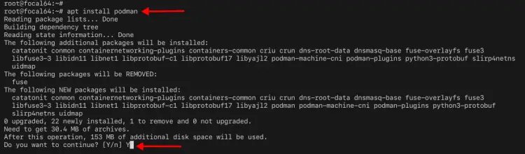 Установка Podman на Ubuntu 20.04