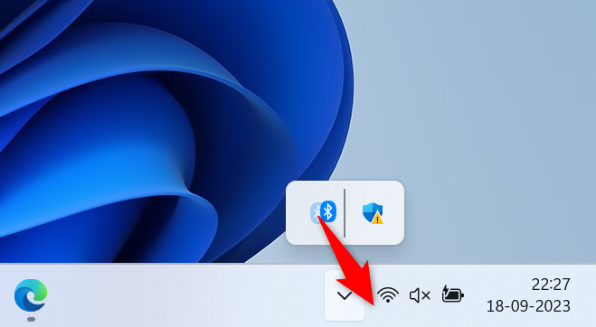 Перетаскивание значков системного трея.