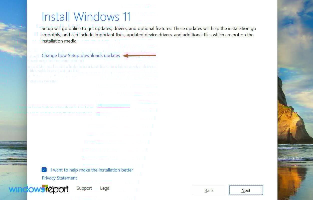 Change how setup downloads updates to fix 0x80071AB1