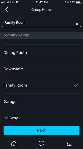 Изображение: экран с выбором имени для группы; предупреждение о конфликте имен