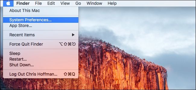 Значок «Системные настройки» в macOS