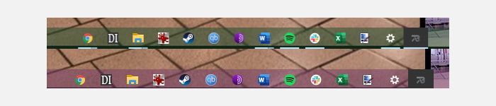 Палитра и градиенты TaskbarX