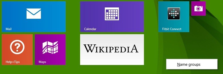 Опция «Задать имя группы» в контекстном меню