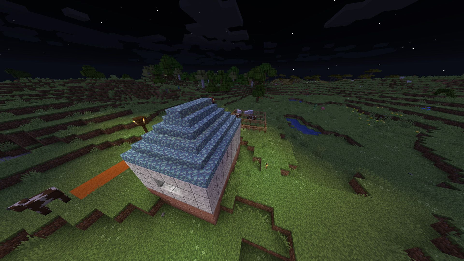 Скриншот Minecraft с ресурс-паком UltimaCraft