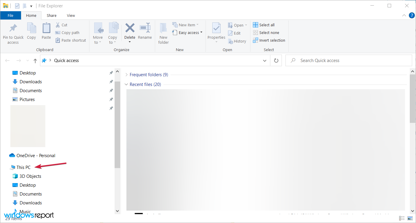 Проводник: раздел Этот компьютер