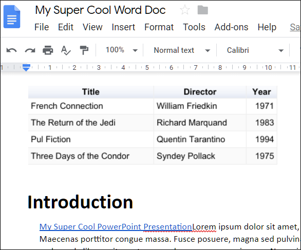 Chart Insertion Complete