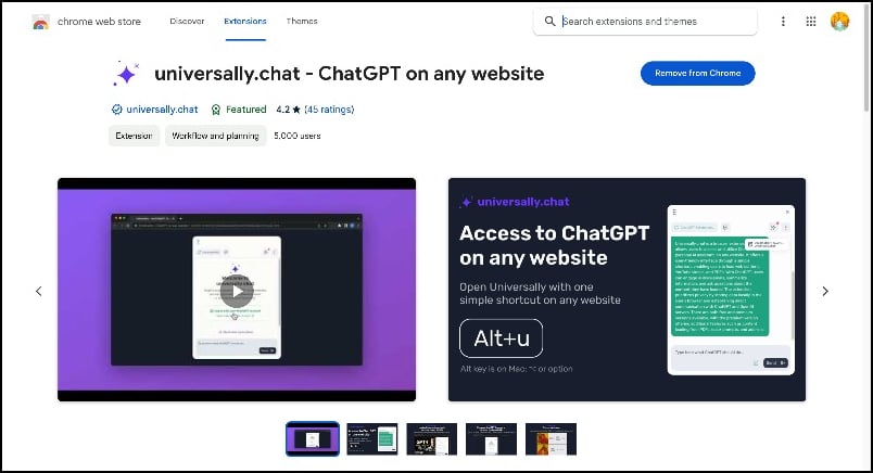 Универсальное расширение для использования ChatGPT на любом сайте