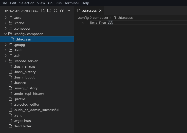 Скриншот расширения Visual Studio Code Remote SSH