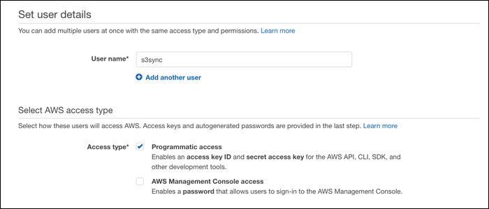 Синхронизация и бэкап в Amazon S3