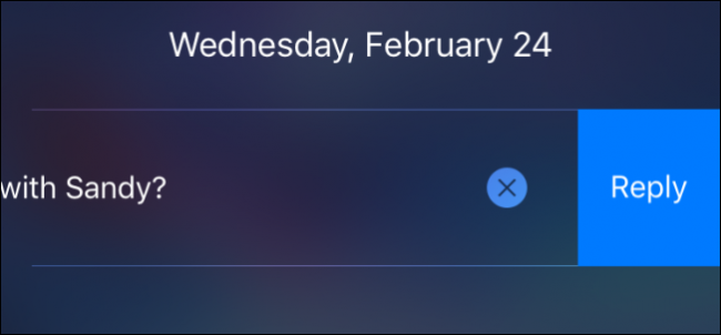 Gestire le notifiche dall'iPhone bloccato
