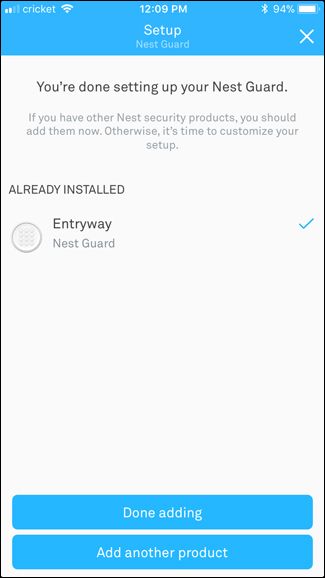 Кнопка добавления ещё одного устройства