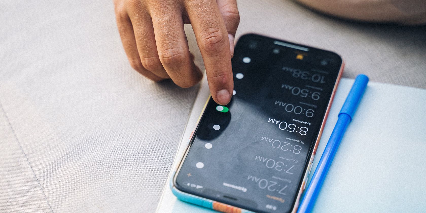 Как изменить интервал snooze на iPhone