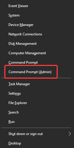 Запуск командной строки от администратора