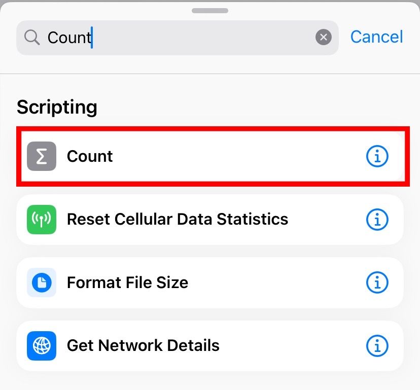 Добавление Count и If для проверки наличия входных данных.