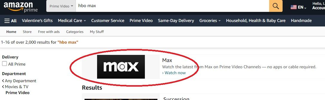 Выбор плана приложения на странице магазина Amazon
