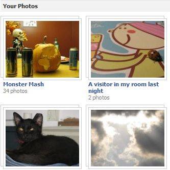 Перенос фото между альбомами Facebook