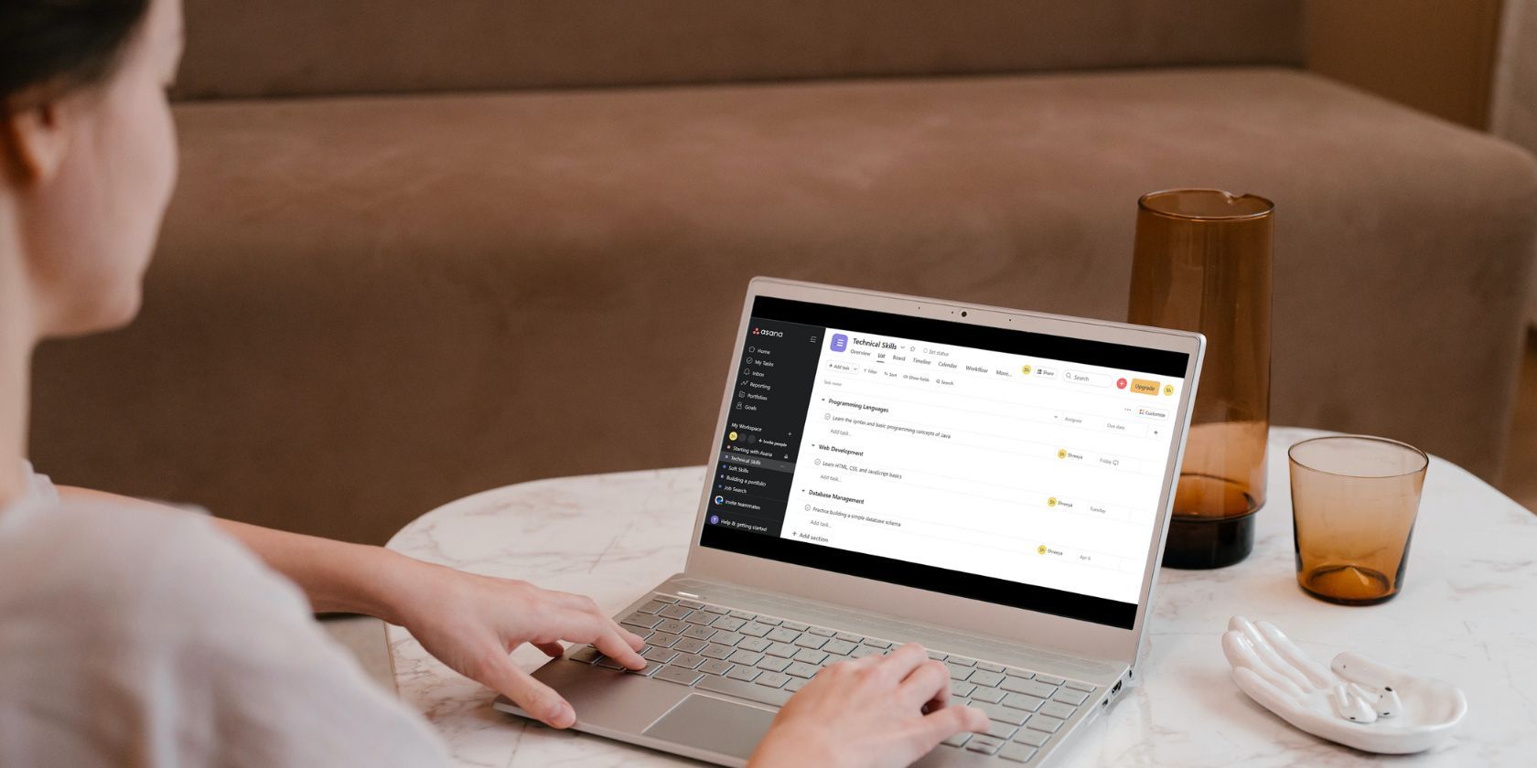 План карьерного роста в Asana