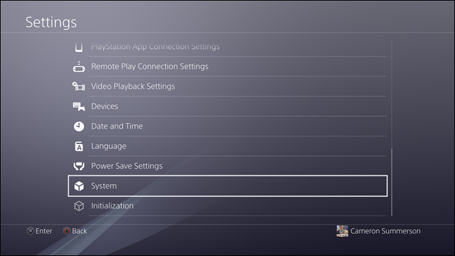 Опции автоматических загрузок в PS4