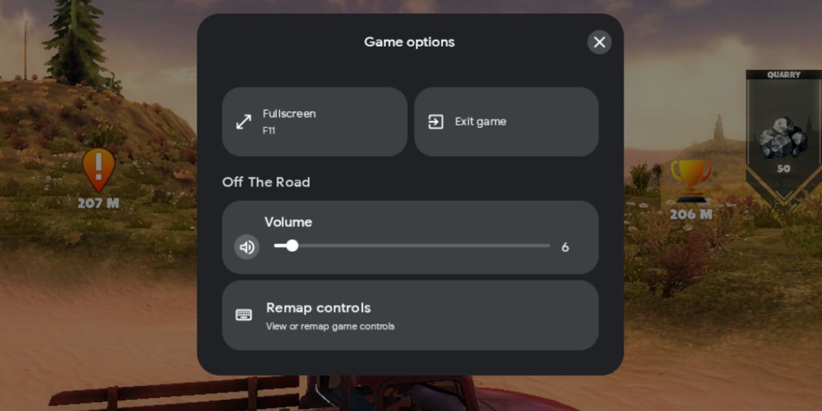 Переназначение управления в Google Play Games