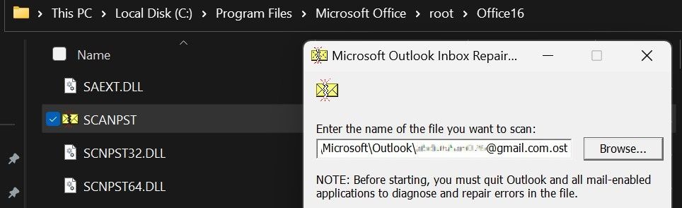 Нажмите Старт после вставки пути к файлу в инструмент восстановления