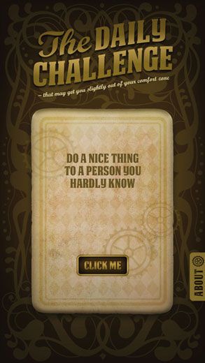 Daily Challenge iOS app