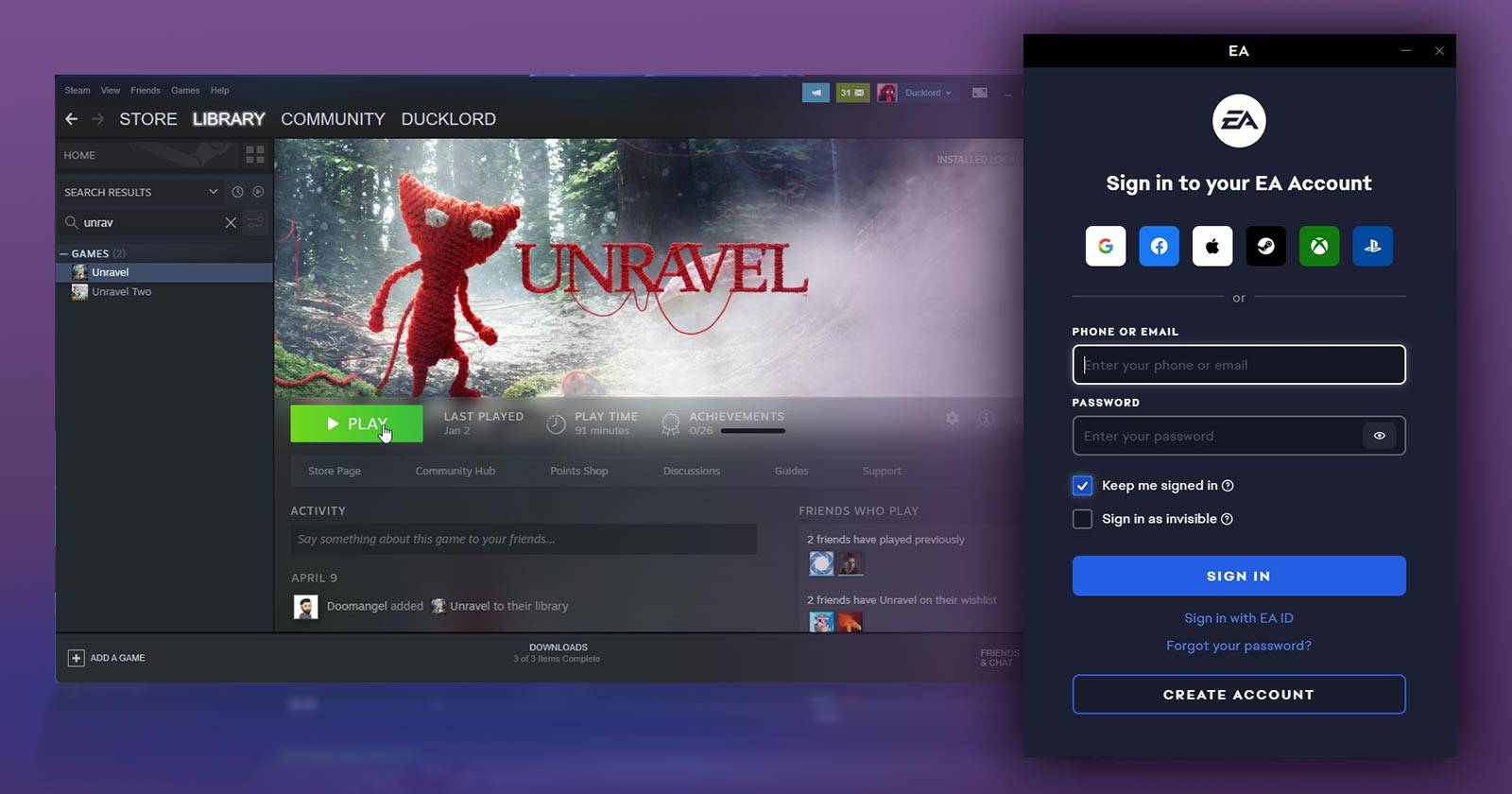 Игры EA/Origin не запускаются через Steam — решение