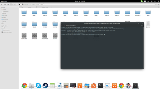 Запуск MS‑DOS приложений в Linux