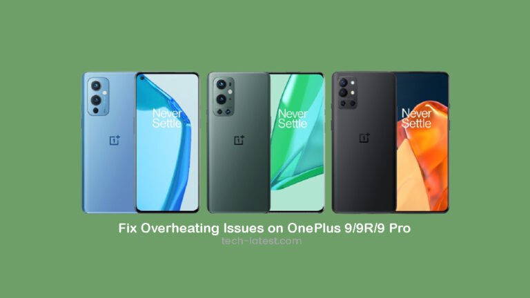 Исправить перегрев OnePlus 9/9R/9 Pro